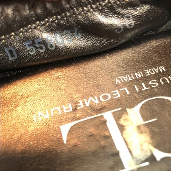 AGL Attilio Guisti Leomebruni patent cap toe Flats - Picture 9 of 11